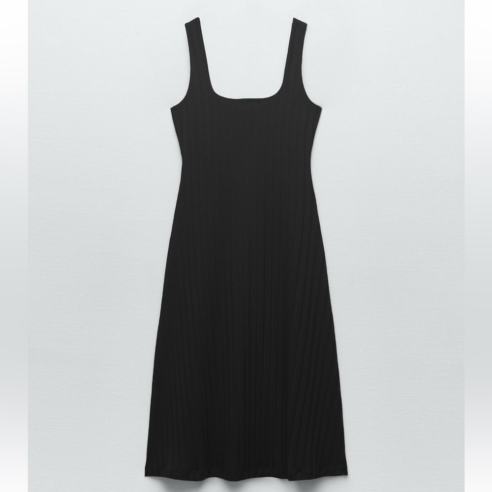 Zara Black Midi Dress